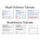 SPASS BEISAITE Tutorials: Musiktheorie, Musiksoftware. Eine Auswahl von Bildschirmfotos.